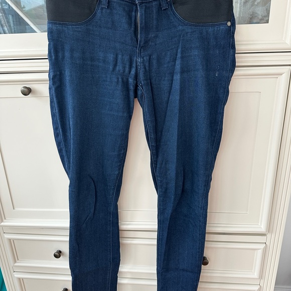 PAIGE Indigo Denim Jeans Maternity Jeans - Picture 1 of 4